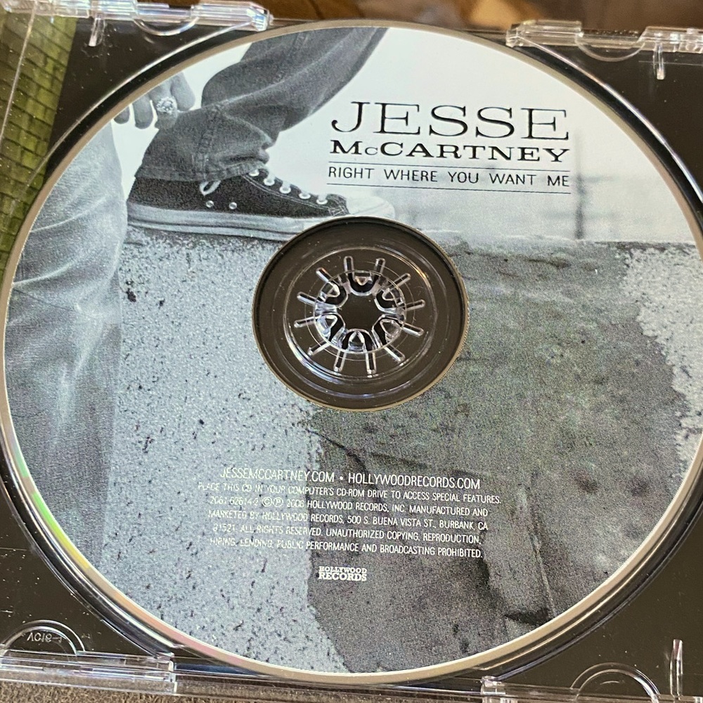 Right Where You Want Me—Jesse McCartney CD